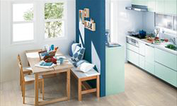 システムキッチンの設置例